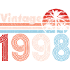 Millésime 1998 Palmiers Rétro Anniversaire