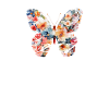 Inspirational Floral Butterfly Quote
