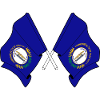 Two flags crossed Kentucky