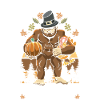 Bigfoot Thanksgiving Pilgrims