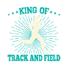 Athlètes d’athlétisme Roi de l’athlétisme
