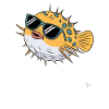 Kugelfisch-meereslebewesen-enthusiasten Quirky