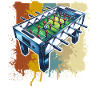 Foosball table table football