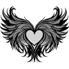Heart Wings Love