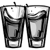 Tequila Glass Toast