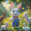 The Curious Rabbit’s Magical Meadow