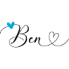 Ben Nom Prénom Calligraphie Coeur