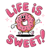 Life Is Sweet – Donut Design