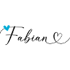 Fabian Nom Prénom Calligraphie Coeur