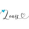 Louis Nom Prénom Calligraphie Coeur