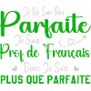 Femme Humour Professeur de Français