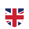 Großbritannien - Nationalfahne im Wappen