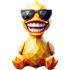 Yellow duck sunglasses