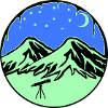 Starry Sky Mountains Telescope
