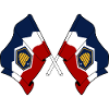 Two flags crossed Utah