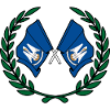 Flags USA Lousiane in laurel wreath