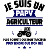 Papy Agriculteur,cadeau fête des grands-pères,papi