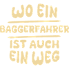 Baggerfahrer als Baggerfahrer