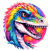 Rainbow Dino