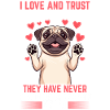 Cute Pug Dog Owner
