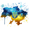 Ukrainan maan vaakuna Ukrainan lippulahja
