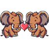 Mammoth Couple Heart