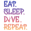 eat sleep dive repeat