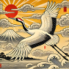 Japanese-style crane