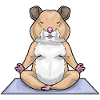 Hamster Yoga Yoga Mat