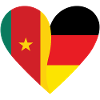 Cameroon Germany Heart