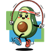 Jumping Avocado Fitness Fun