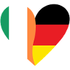 Ireland Germany Heart