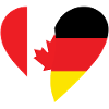 Canada Germany Heart