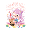K pop and bubble tea