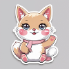 Kawaii Cheerful Animal Sticker
