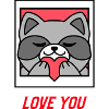 Love You Raccoon