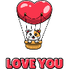 Love You Heißluftballon