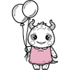 2 kleinesMonster rosa