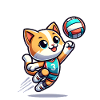 Cat volleyball