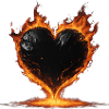 Black Burning Heart