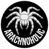 Arachnoholic big hairy tarantula silhouette