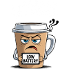 Espresso vous-même : batterie faible