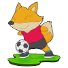 Fox Soccer Player Soccer