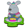 Fermier d’anniversaire de lapin