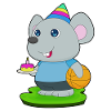 Mouse Birthday Basketball