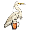 Reiher Vogel Bier