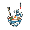 Ramen Ukiyo-e Retro Japanese Aesthetic