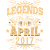 April 2017 Birthday Legend