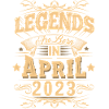 April 2023 Birthday Legend