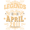 April 2011 Birthday Legend